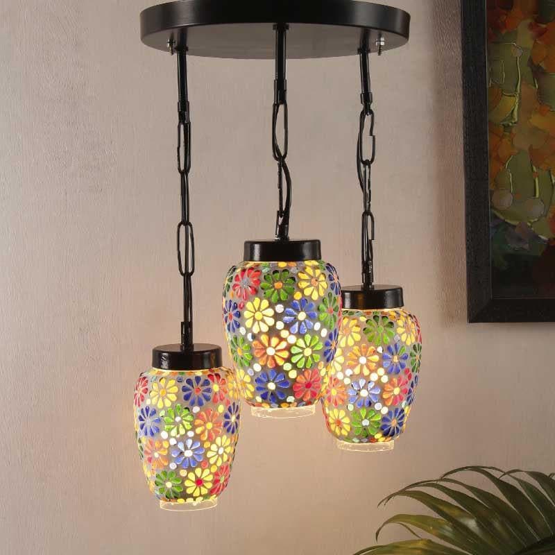 Ceiling Lamp - Floral Glaze Ceiling Lamp