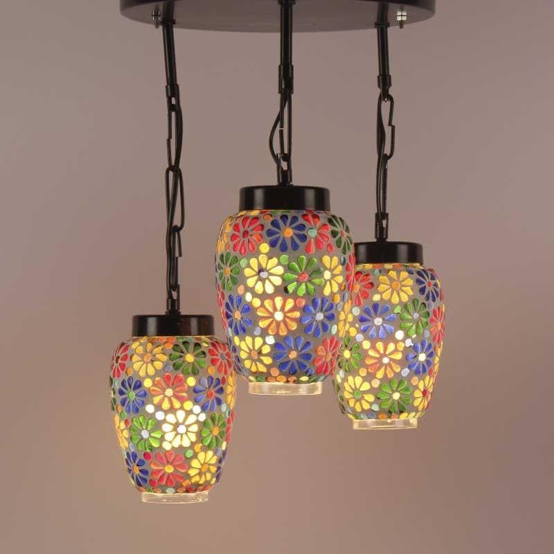 Ceiling Lamp - Floral Glaze Ceiling Lamp