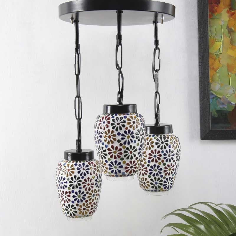 Ceiling Lamp - Floral Glaze Ceiling Lamp