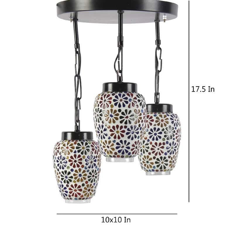 Ceiling Lamp - Floral Glaze Ceiling Lamp