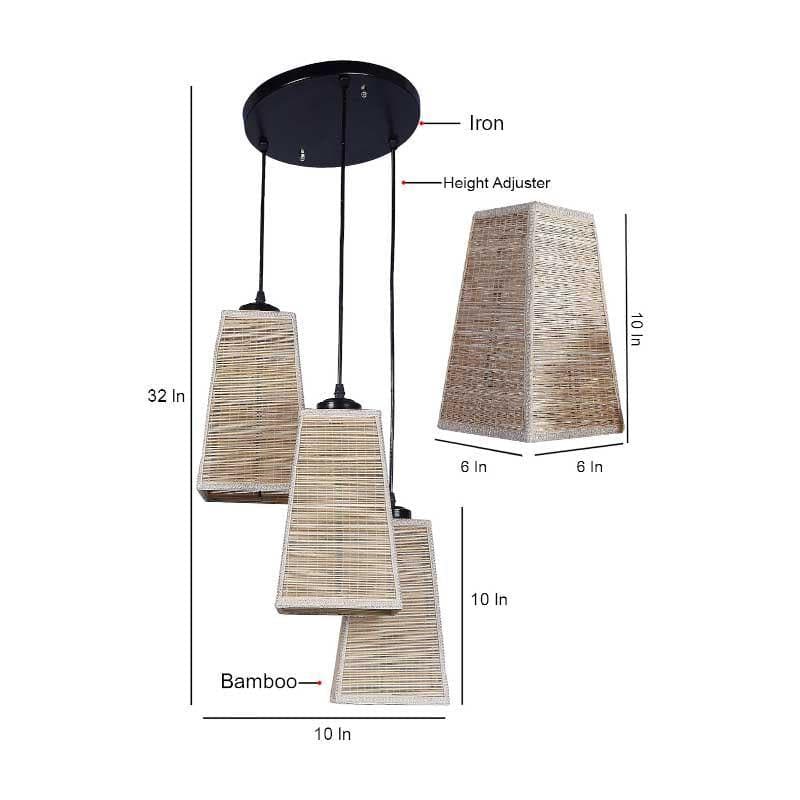 Buy Genko Rhombic Ceiling Lamp Ceiling Lamp from Vaaree