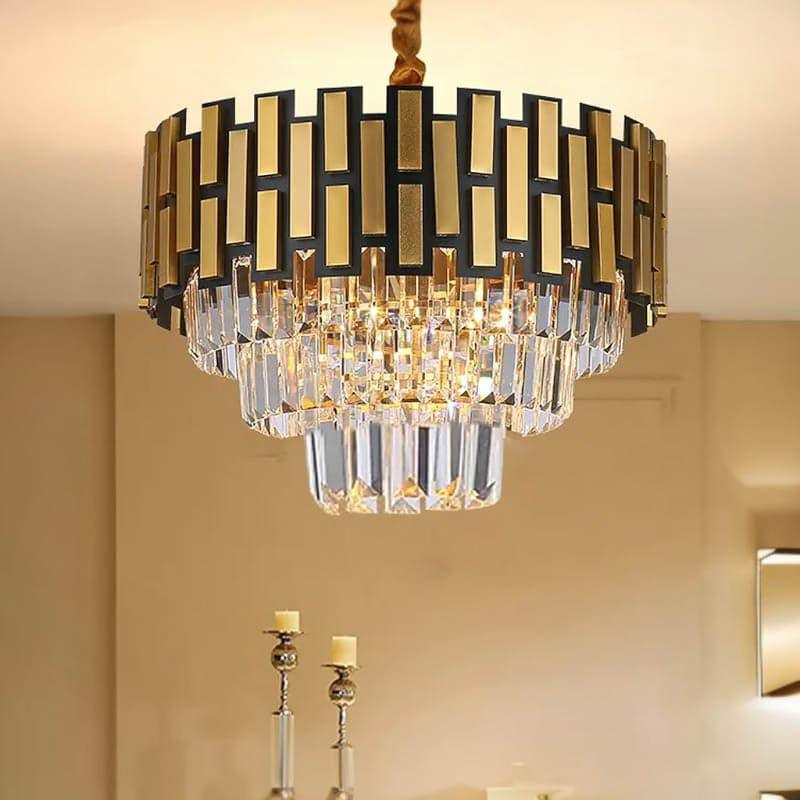 Buy Gold Eleanor Chandelier Ceiling Lamp from Vaaree