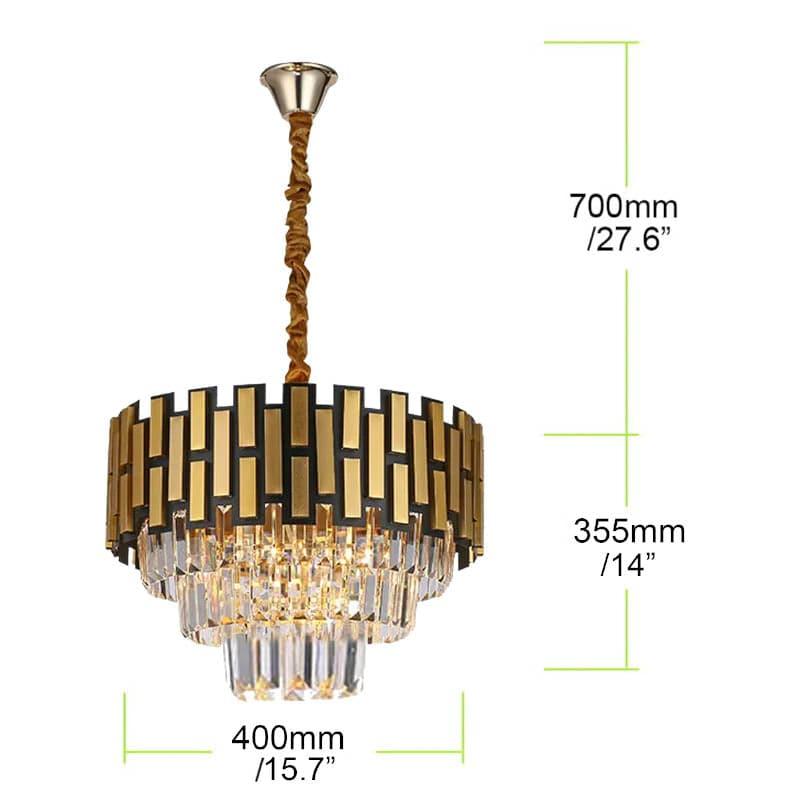 Buy Gold Eleanor Chandelier Ceiling Lamp from Vaaree