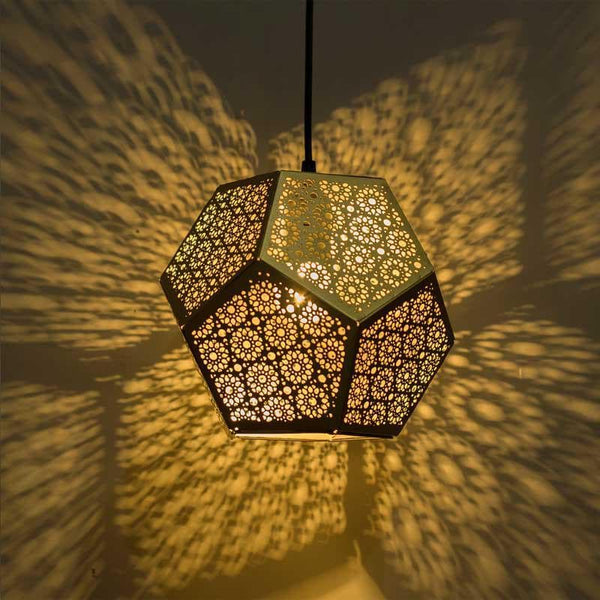 Ceiling Lamp - Hexagon Jaalidar Pendant Lamp