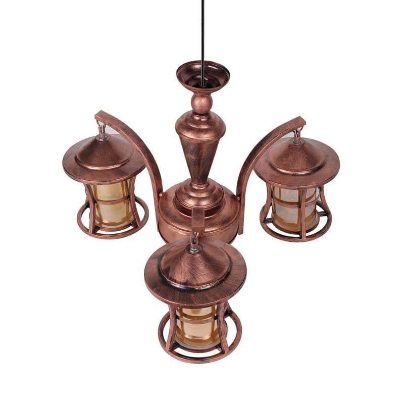 Ceiling Lamp - Industrial Edison Chandelier - Three Lights