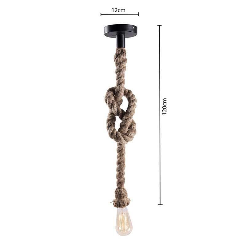 Ceiling Lamp - Knotty Rope Ceiling Lamp - Set Of Two