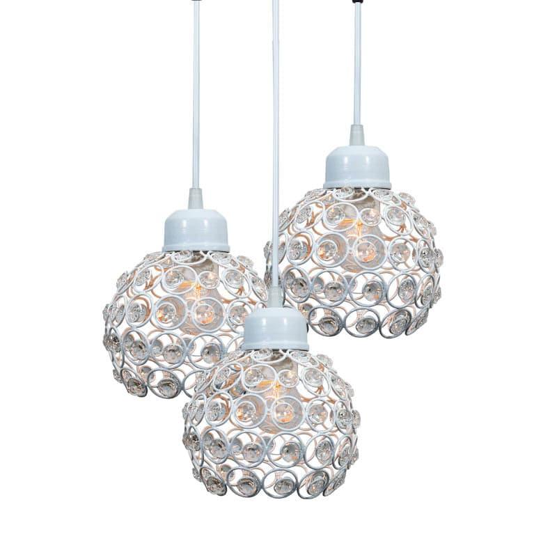 Buy Lousie Cluster Pendant Lamp - White Ceiling Lamp from Vaaree