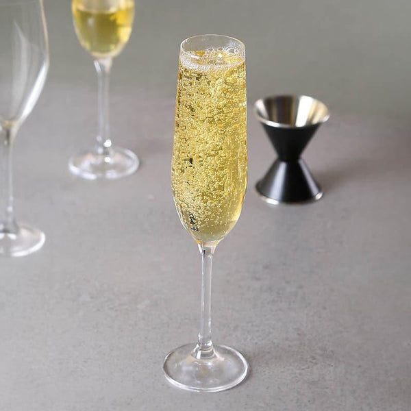 Buy Jade Champagne Flute Glass (190 ML) - Set Of Six Wine & Champagne Glasses from Vaaree