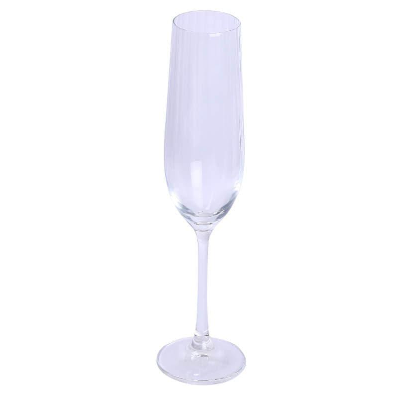 Buy Jade Champagne Flute Glass (190 ML) - Set Of Six Wine & Champagne Glasses from Vaaree