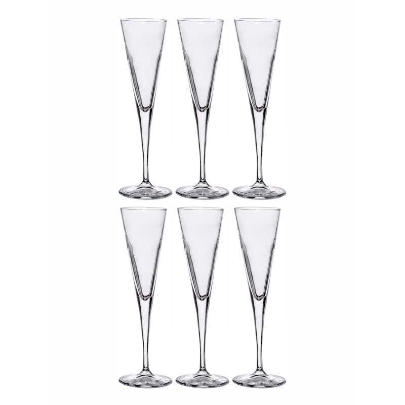 Wine & Champagne Glasses - Twig Drop Tumbler (150 ML) - Set Of Six