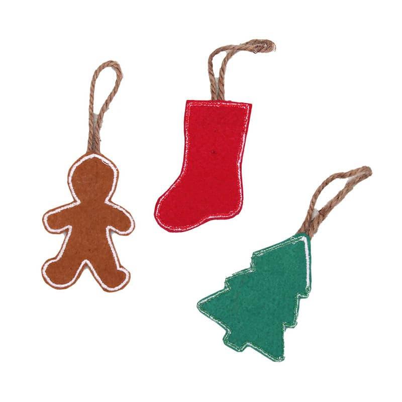 Buy Christmas Ornament - Set Of Three Christmas Ornaments from Vaaree