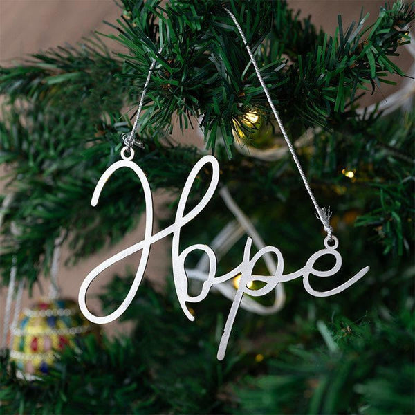 Buy It's Hope Christmas Ornament - Set Of Four Christmas Ornaments from Vaaree