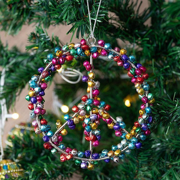 Christmas Ornaments - Jingle Peace Christmas Ornament - Set Of Three