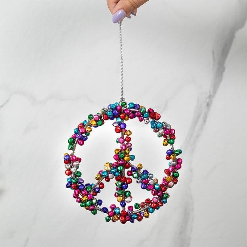 Buy Jingle Peace Christmas Ornament - Set Of Three Christmas Ornaments from Vaaree