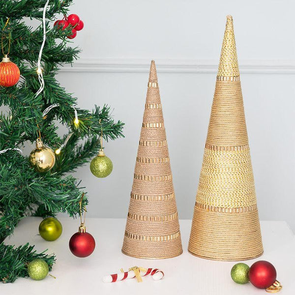 Buy Jingling Times Christmas Cone - Set Of Two Christmas Ornaments from Vaaree