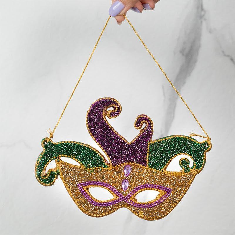 Buy Masquerade Times Christmas Ornaments - Set Of Two Christmas Ornaments from Vaaree