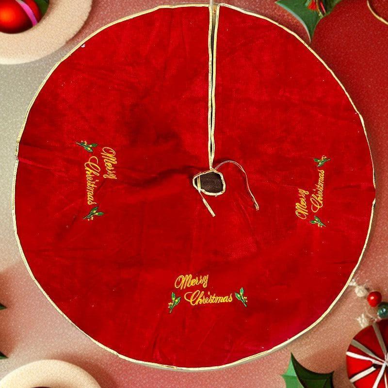 Buy Red Roots Christmans Tree Skirt Christmas Ornaments from Vaaree