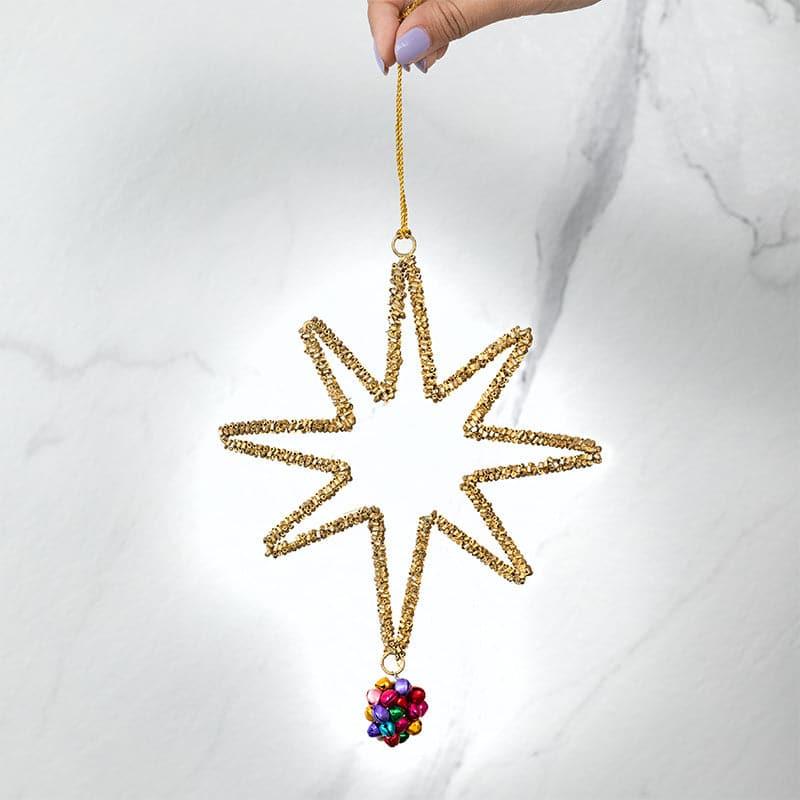 Buy Star Struck Christmas Ornament - Set Of Four Christmas Ornaments from Vaaree