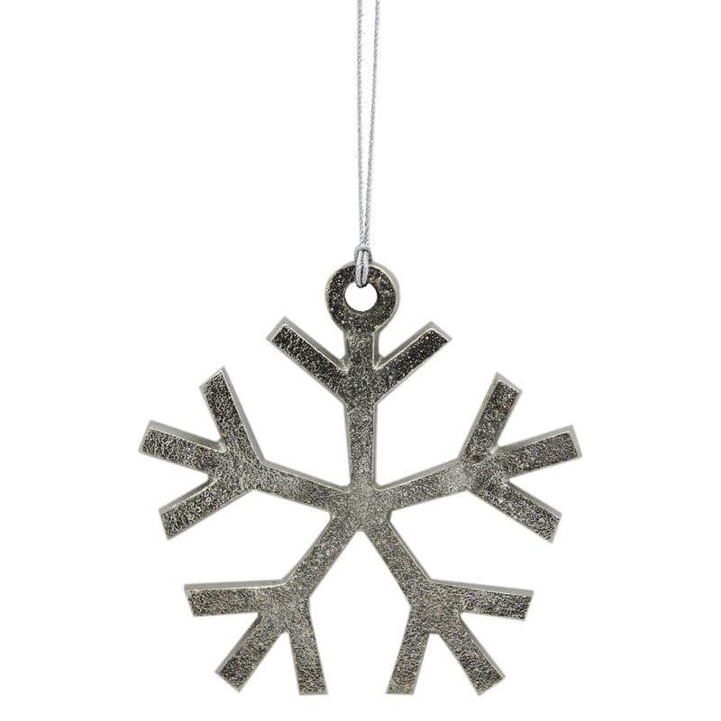 Buy Tinsel Snowflake Christmas Ornament (Big) - Set Of Four Christmas Ornaments from Vaaree