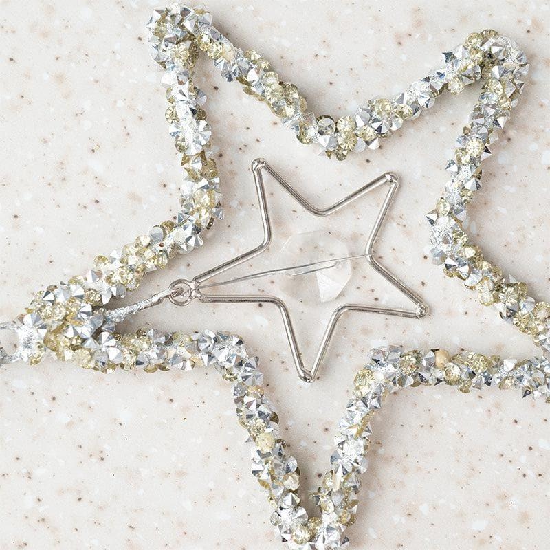 Buy Twinkle Twist Christmas Star (Big) - Set Of Four Christmas Ornaments from Vaaree