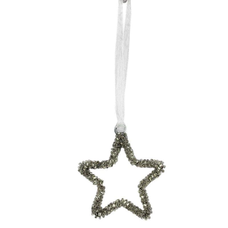 Buy Twinkle Twist Christmas Star (Small) - Set Of Six Christmas Ornaments from Vaaree