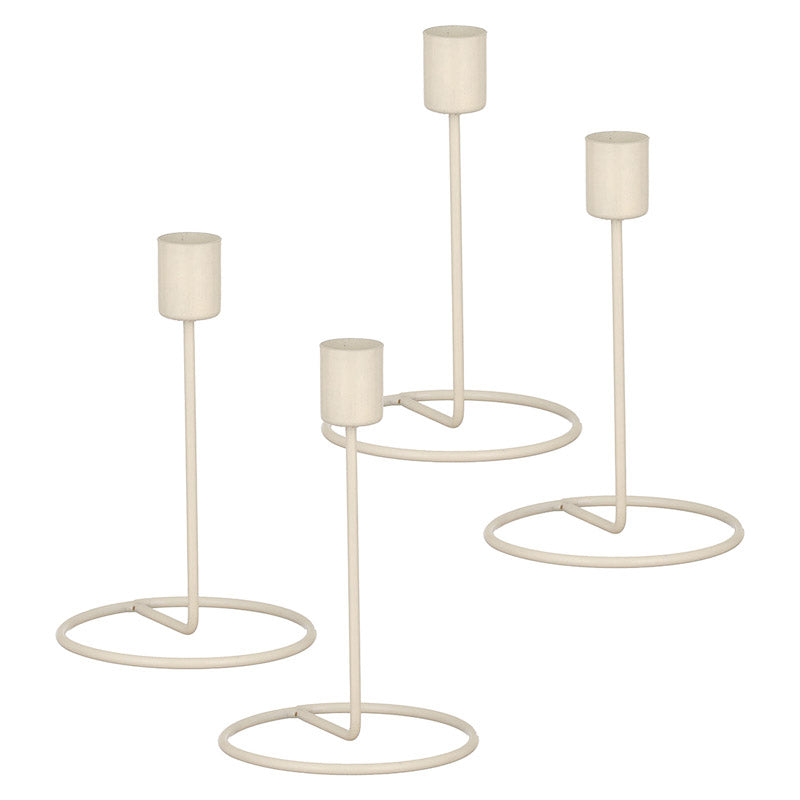 Buy Baia Tealight Candle Holder (White) - Set of Four Tea Light Candle Holders from Vaaree