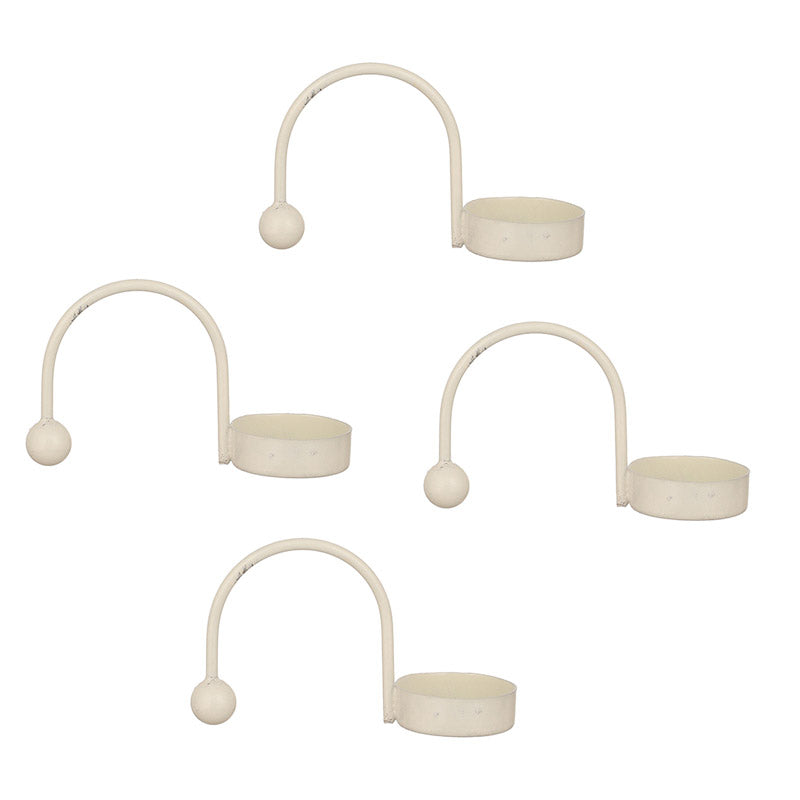 Buy Zuria Tealight Candle Holder (White) - Set of Four Tea Light Candle Holders from Vaaree