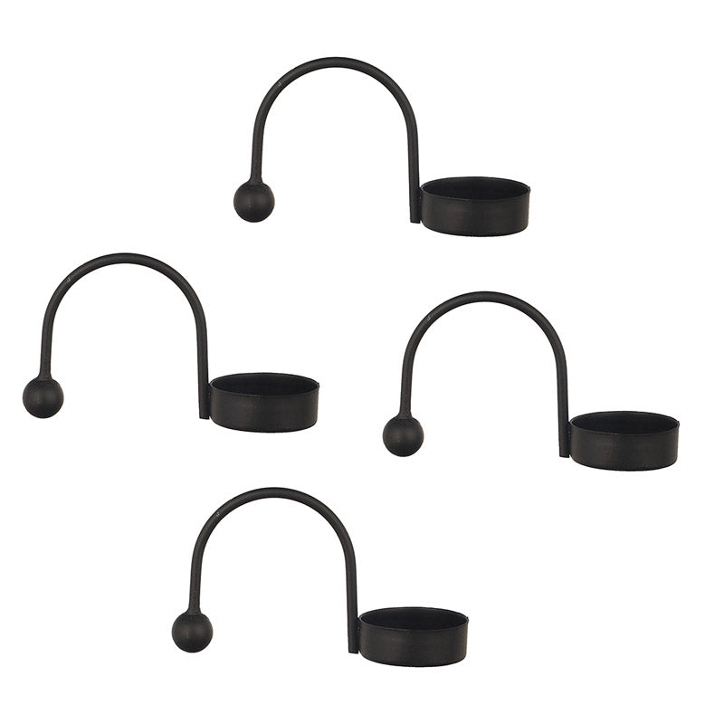 Buy Zuria Tealight Candle Holder (Black) - Set of Four Tea Light Candle Holders from Vaaree