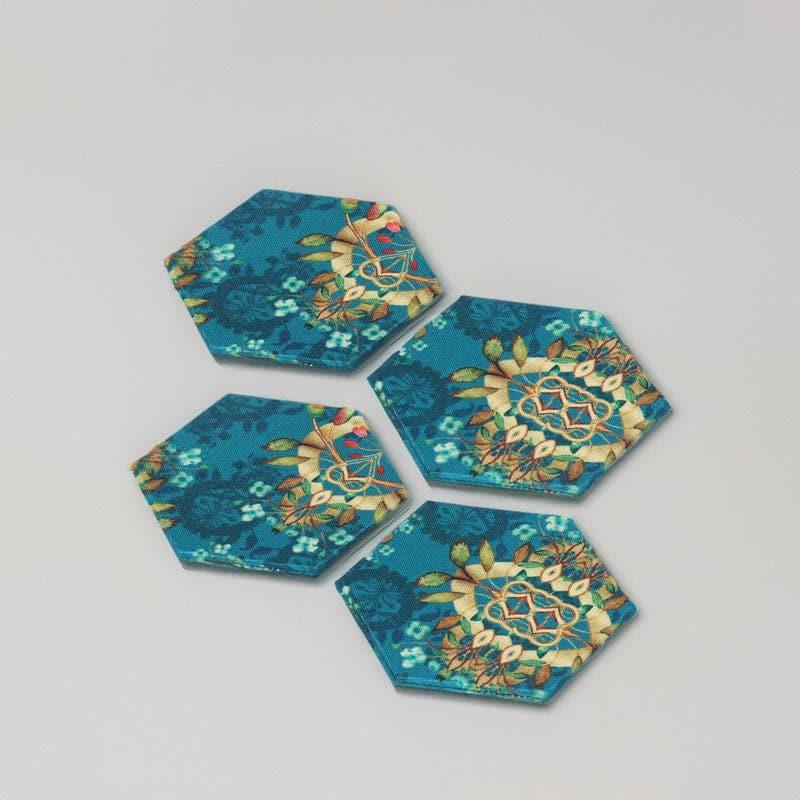 Coaster - Alara Hexa Canvas Coaster - Set Of Two