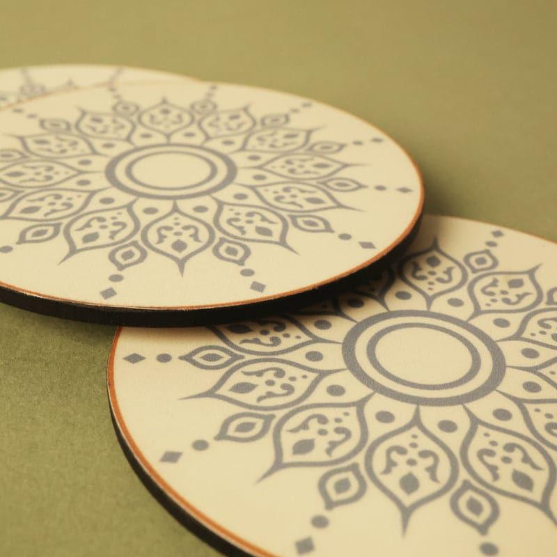 Buy Ambala Floral Coster - Set Of Four Coasters from Vaaree