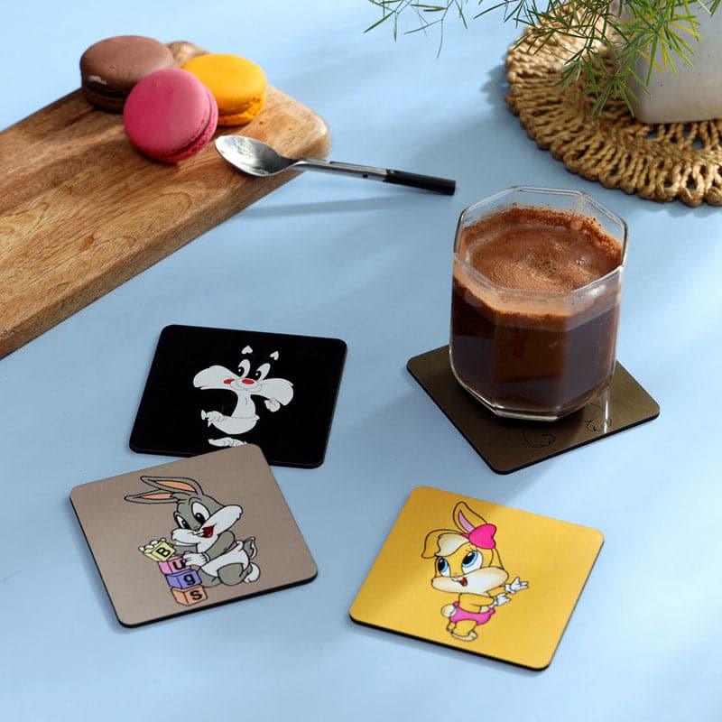 Buy Baby Looney Toons Coaster - Set Of Four Coasters from Vaaree