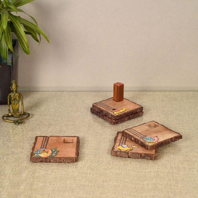 Buy Bandhera Parade Coaster - Set Of Four Coasters from Vaaree