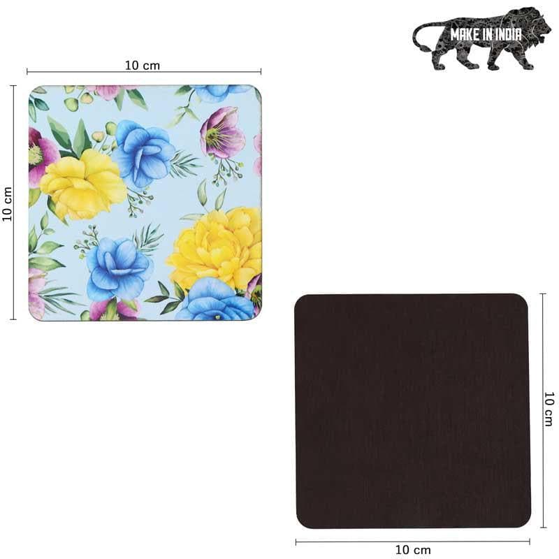 Buy Bloomity Stories Coaster - Set Of Four Coasters from Vaaree