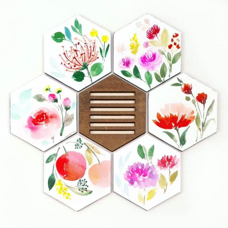 Coaster - Blossom Dance Coaster - Set Of Six