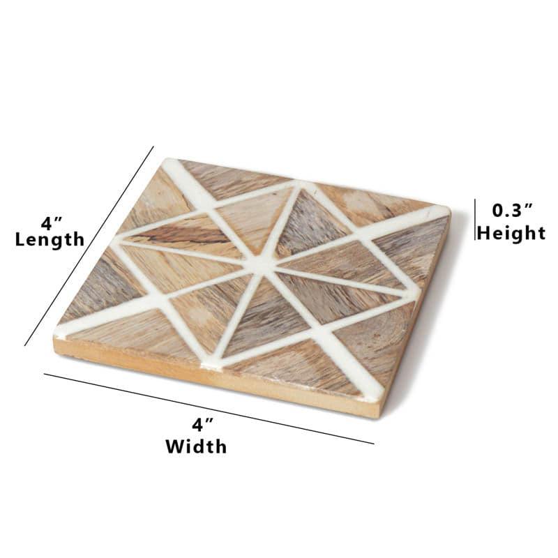 Buy Boro Geometric Coaster - Set Of Four Coasters from Vaaree