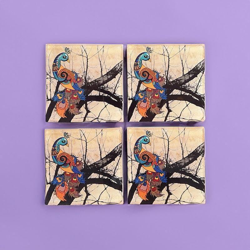 Buy Bujagaari Square Coaster - Set Of Four Coasters from Vaaree