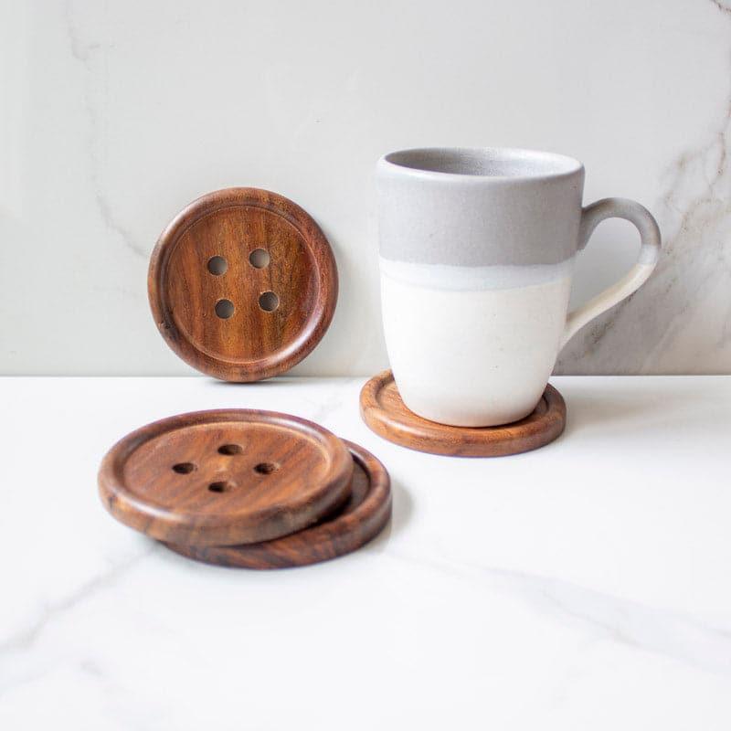 Buy Button Coaster - Set Of Four Coasters from Vaaree