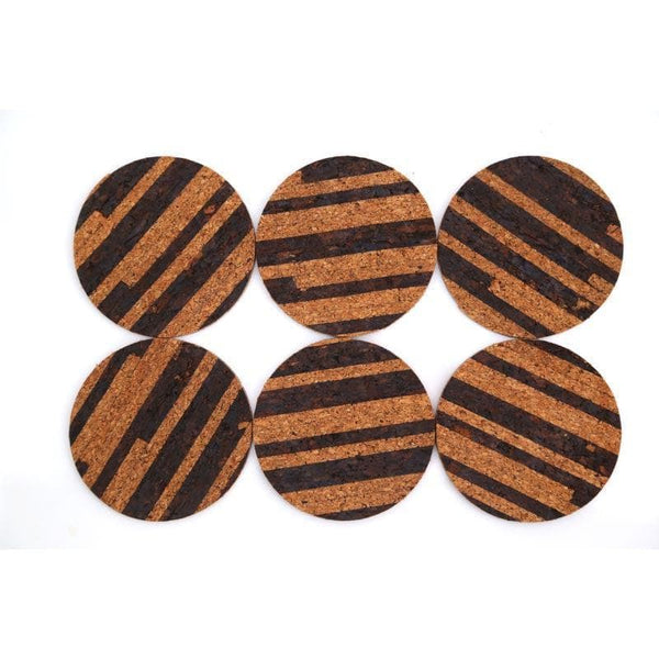 Coaster - Coastal Cork Coaster - Set Of Four