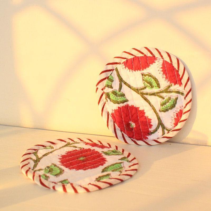 Buy Daisy Garden - Set Of Four Coasters from Vaaree