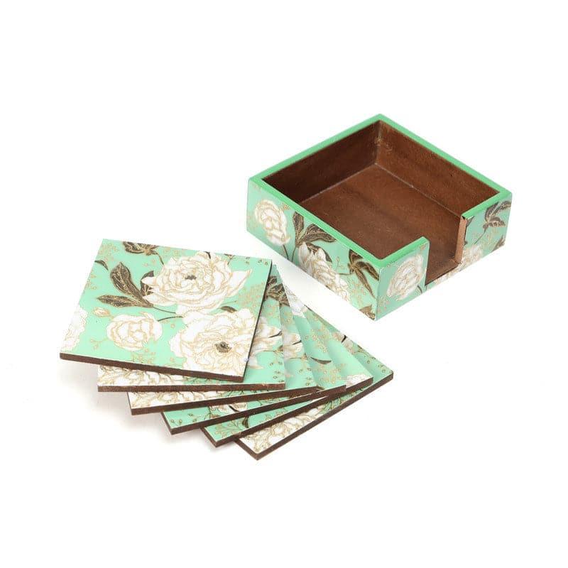 Coaster - Evander Floral Coasters - Set Of Six