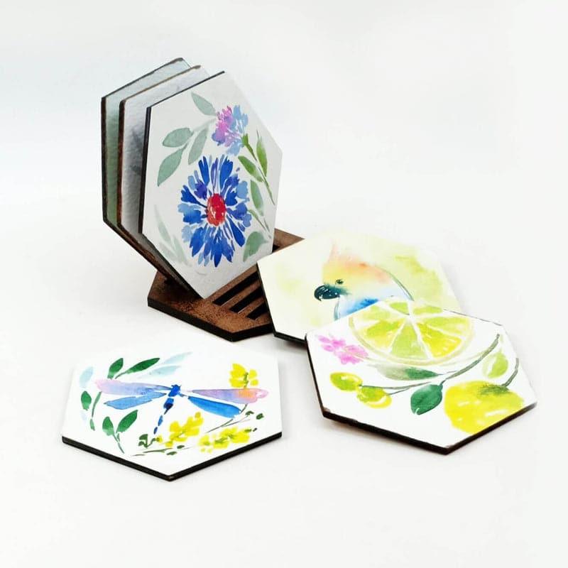 Coaster - Fantasia Nature Coaster - Set Of Six