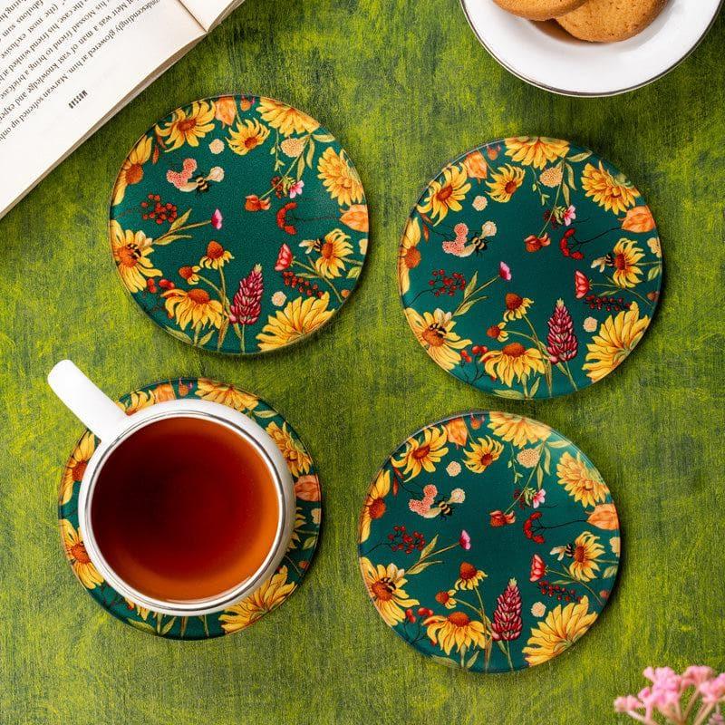 Coaster - Florissa Round Coaster - Set Of Four