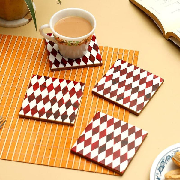 Coaster - Gilda Diamond Coster - Set Of Four