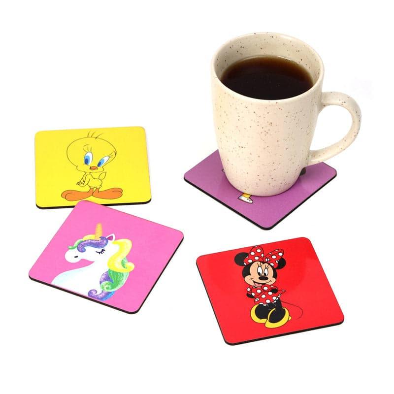 Buy Girly Fun Coaster - Set Of Four Coasters from Vaaree