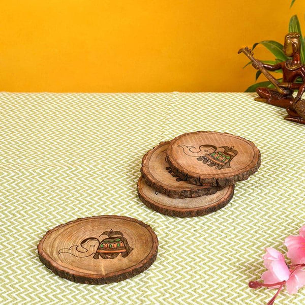 Coaster - Haathi Tribal Coaster - Set Of Four