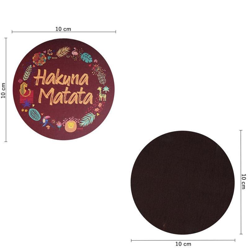 Buy Hakuna Matata Coaster - Set Of Four Coasters from Vaaree