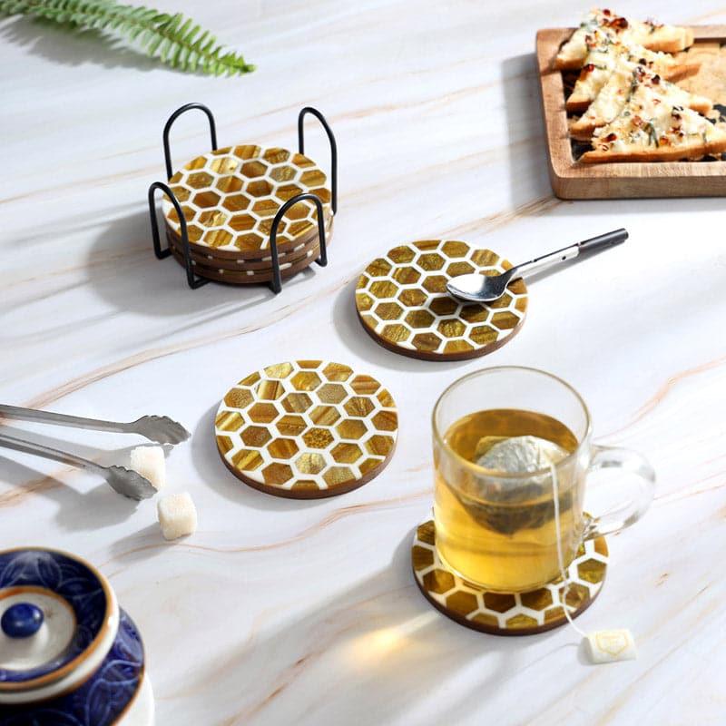 Coaster - Honey Drop Coaster - Set Of Six