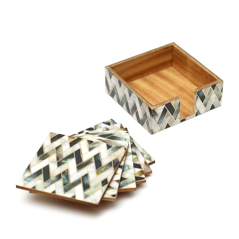 Coaster - Imara Zig Zag Coaster - Set Of Six