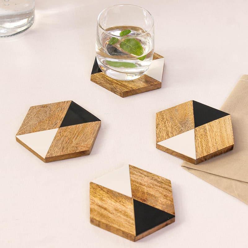 Coaster - Jenny Wooden Coaster - Set Of Four