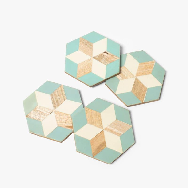 Buy Kaleidoscope Coaster - Set Of Four Coasters from Vaaree